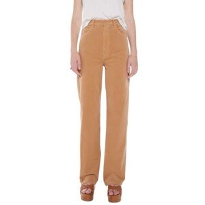 Mother High Waisted Tunnel Vision Sneak Corduroy Jeans 26